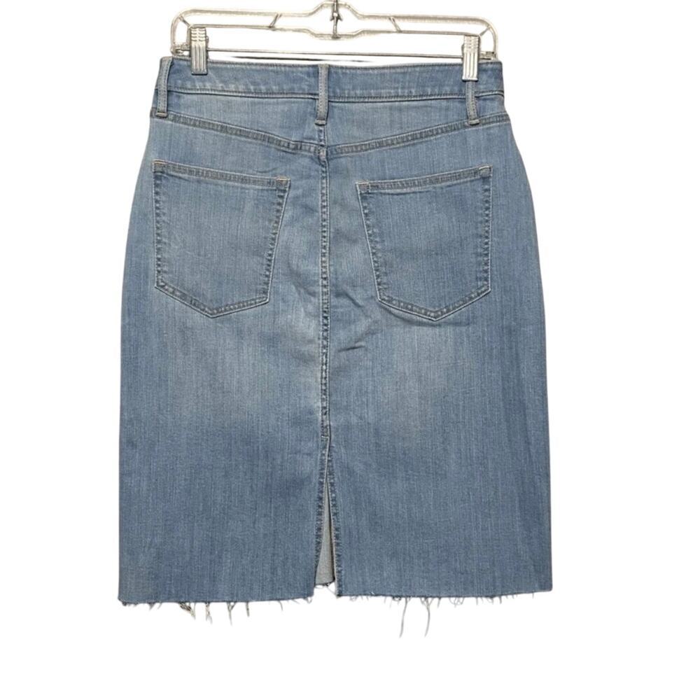 Banana Republic Light Blue Denim Midi Skirt